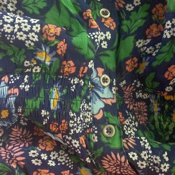 Anthropologie Maeve Ondine Maxi Dress Sz S Floral Cottagecore Feminine - Picture 7 of 7